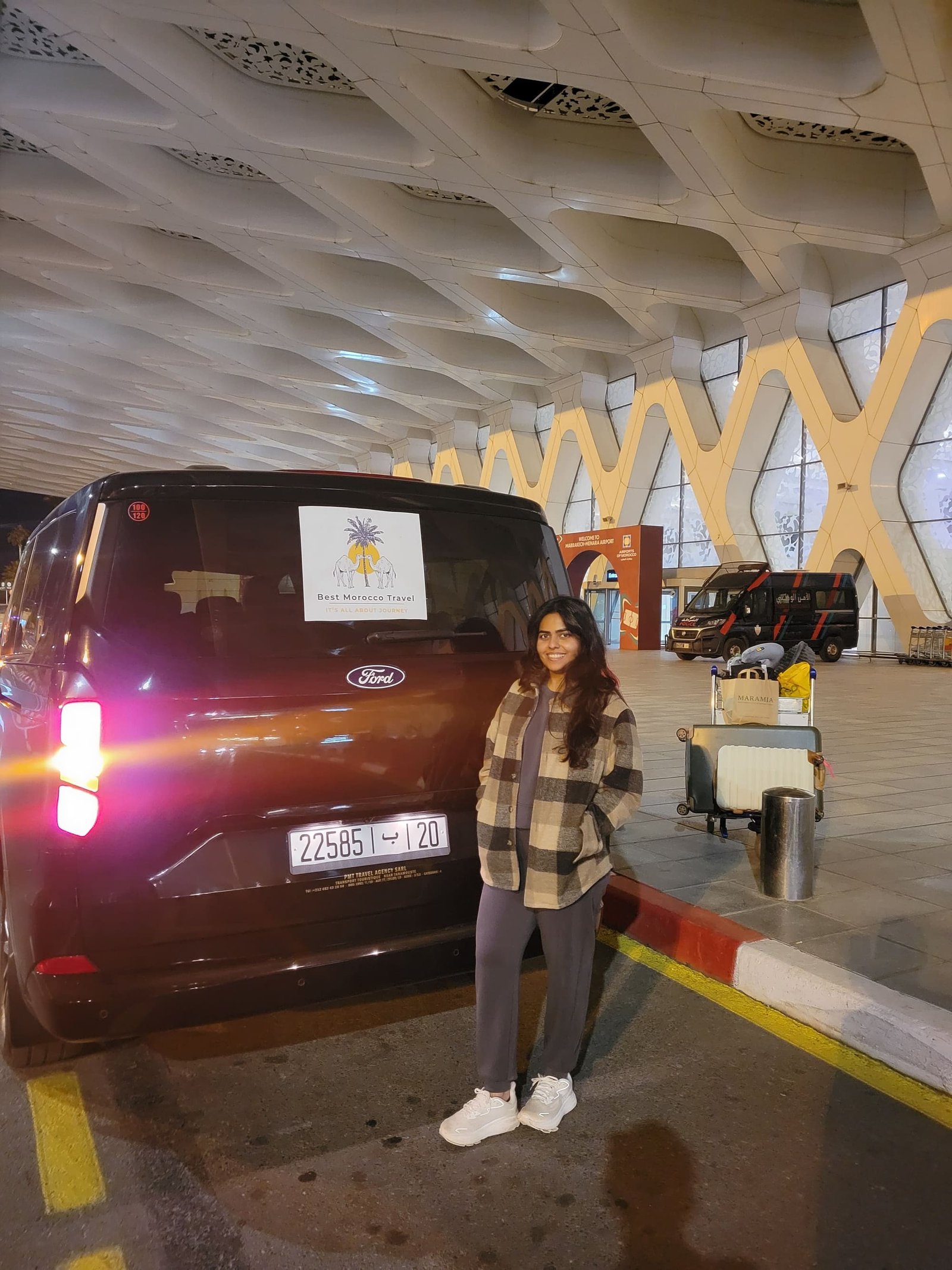 Airport pickup at Marrakech Menara
