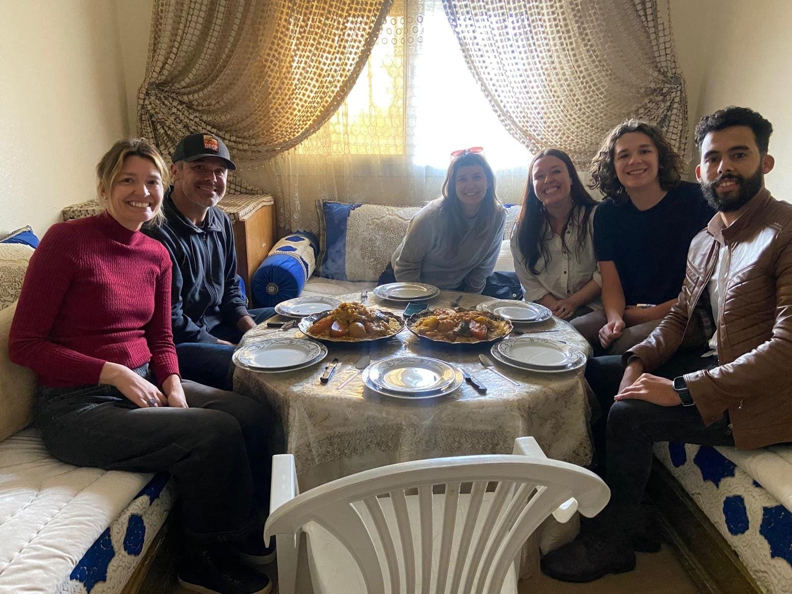 Home-cooked lunch with a Moroccan family
