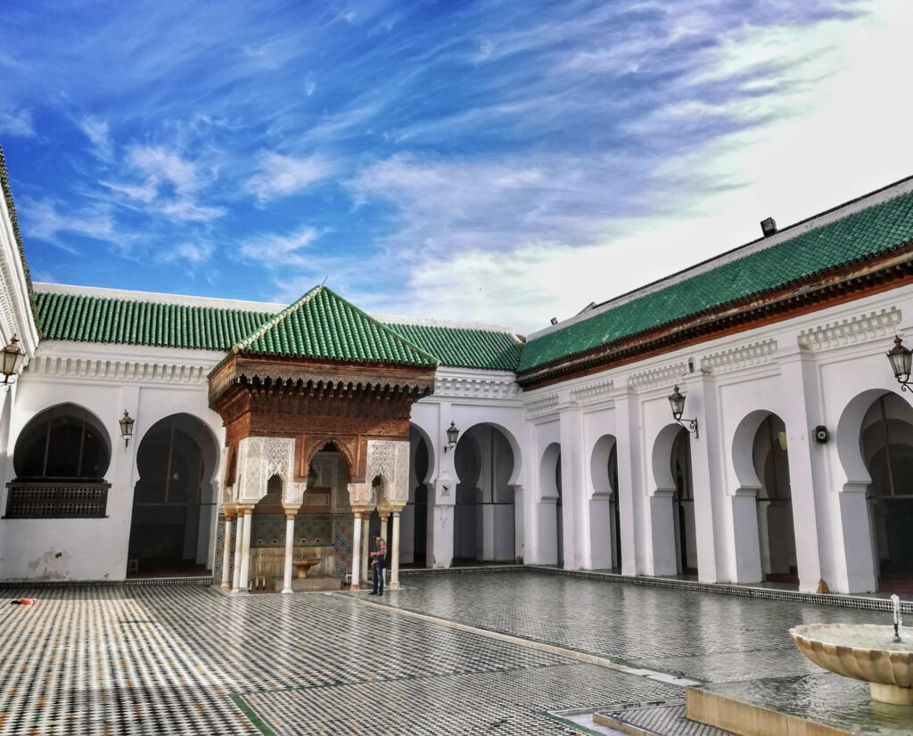 University of Al-Qarawiyyin or Al-Karaouine Mosque in Fes