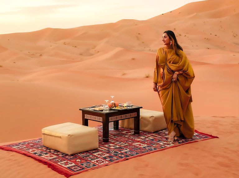 Traveling to Morocco as a woman exploring Marrakech medina and desert landscapes safely