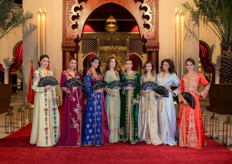 Elegant Moroccan Caftan Kaftan with traditional embroidery